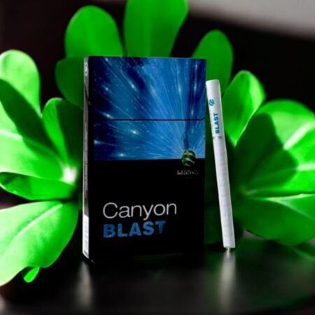 Canyon Menthol Cigarettes with Burst
