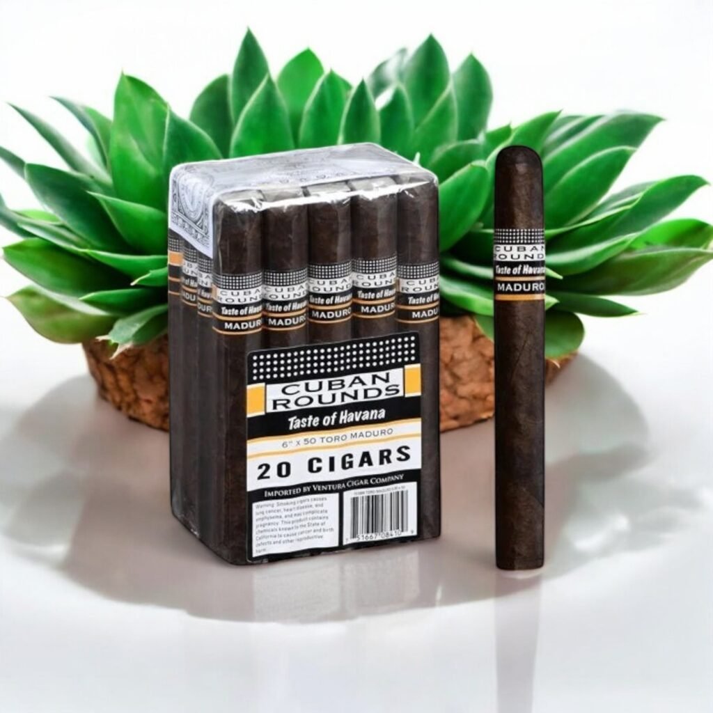 Cuban Rounds Toro Maduro ประสบการณ์การสูบที่เข้มข้นและน่าหลงใหล