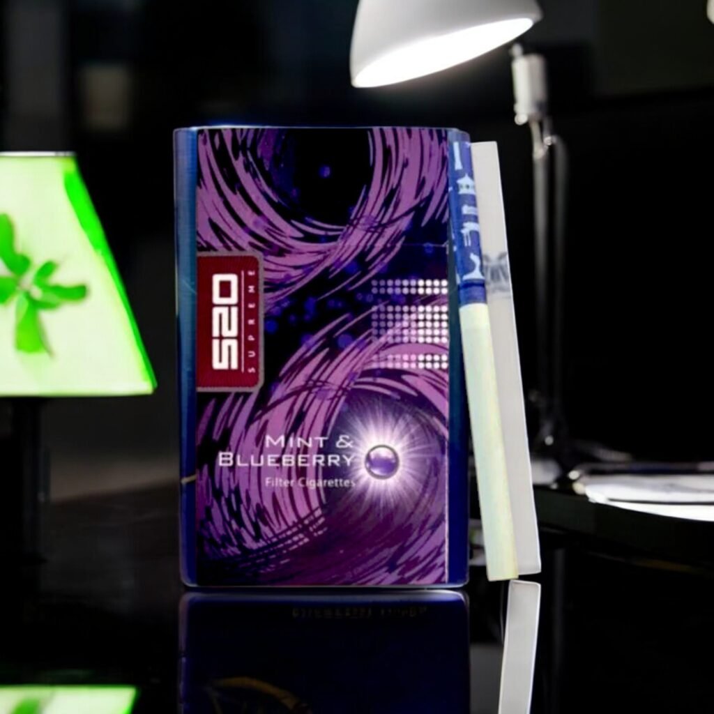 บุหรี่ 520 รสบลูเบอรี่ & มิ้นท์ 🍨💧
