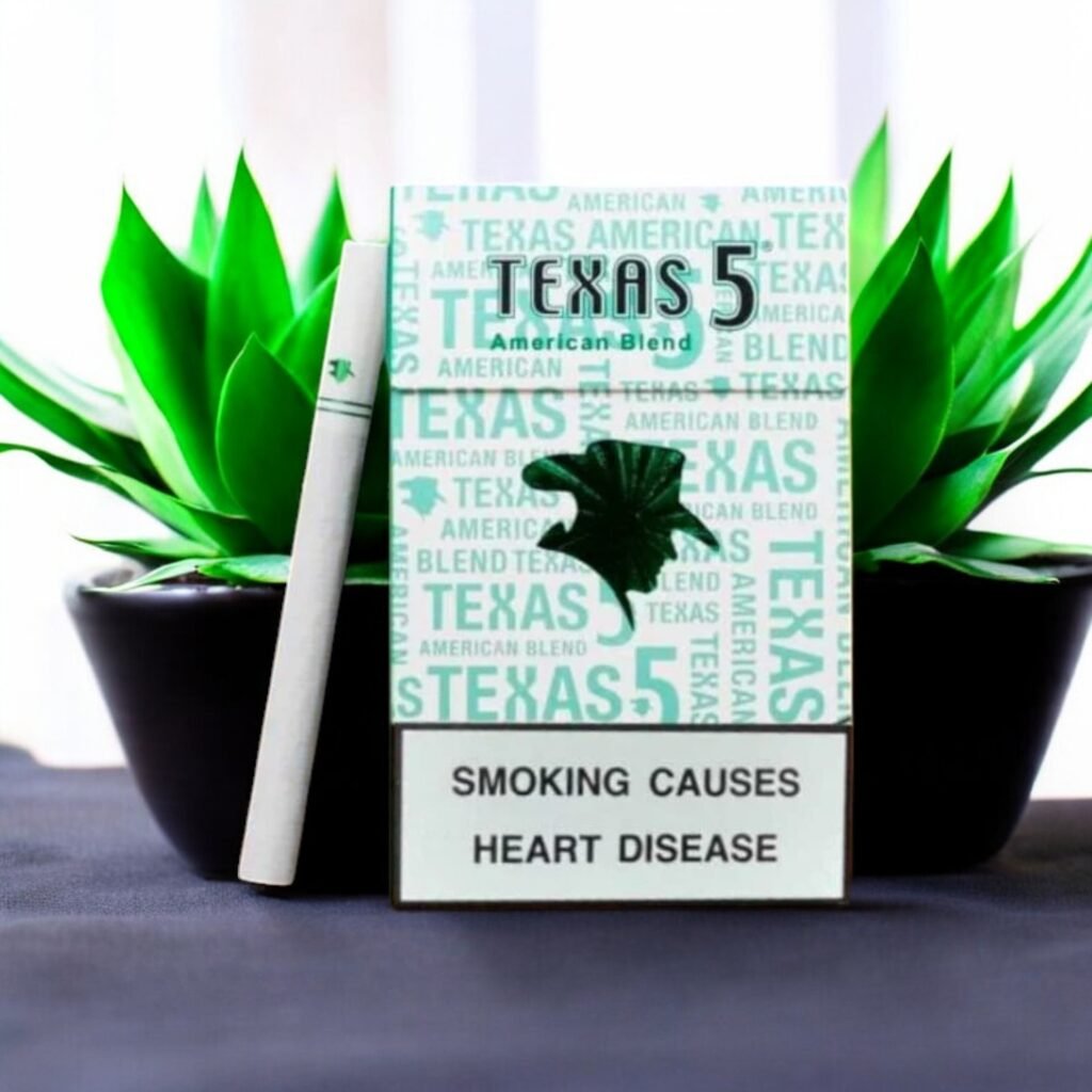 บุหรี่ Texas 5 Menthol สัมผัสความเย็นสดชื่นในทุกคำสูบ