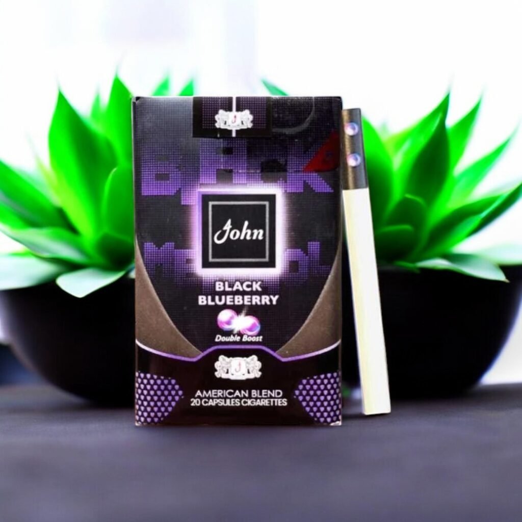 บุหรี่ John Blueberry Double Boost 🥶🍨