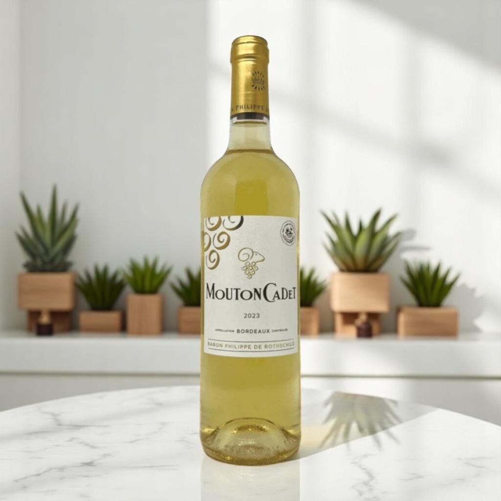 ราคาประมาณของ Mouton Cadet Blanc Bordeaux AOC 2023 อยู่ที่เท่าไร?