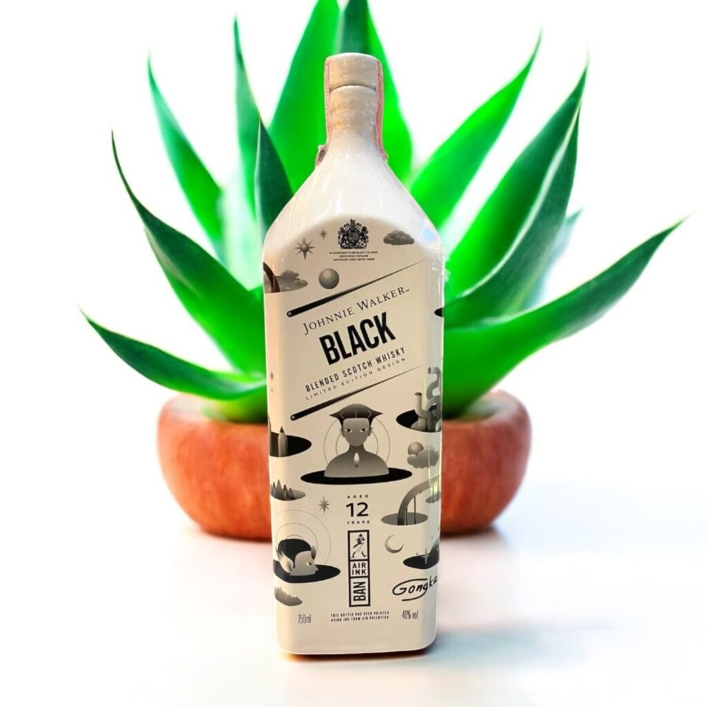 What are the best ways to enjoy Johnnie Walker Black Air Ink?